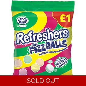 Refreshers Fizz Balls Candy Land Fizzy Sherbet Centre Sweets